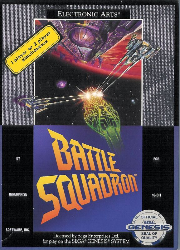 Battle Squadron box art for Sega Genesis